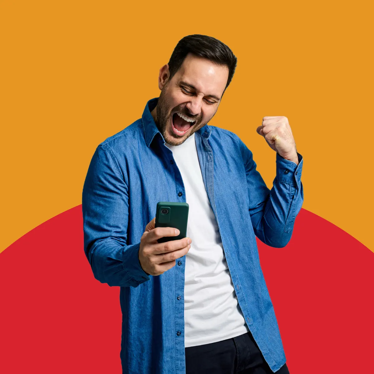 Hombre solicitando un crédito